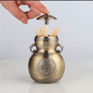 Home Toothpick Box Press Holder toothpick